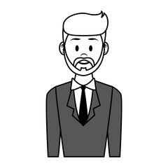 Businessman cartoon isolated vector illustration graphic design