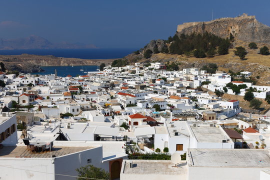 Rhodes, Lindos, Gr&egrave;ce,