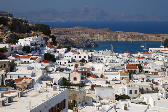 Rhodes, Lindos, Gr&egrave;ce,