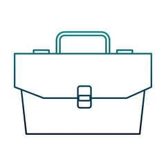 Business briefcase symbol vector illustration graphic design