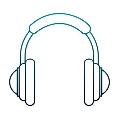 Call center headset vector illustration graphic design