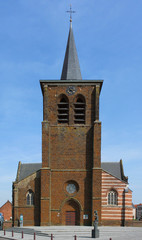 Gotischer Kirchturm in Scherpenheuvel-Zichem
