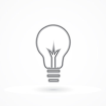 Logo bulb light creative idea concept 