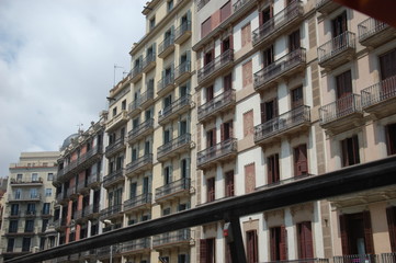 Fototapeta na wymiar Hiszpania Barcelona Ulice