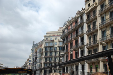 Hiszpania Barcelona Ulice