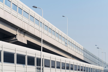 low angle view of built structure against clear sky