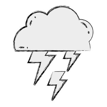 grunge cloud with thunders weather to electry rays