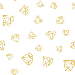 Vector seamless diamonds pattern.