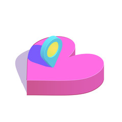 Isometric simple icon