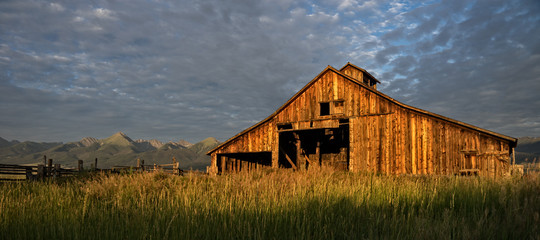 Barn at Dawn