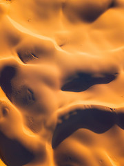 Light and shadow pattern on the desert.