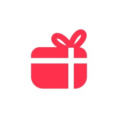 gift icon solid vector logo download