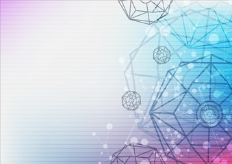 science technology abstract background