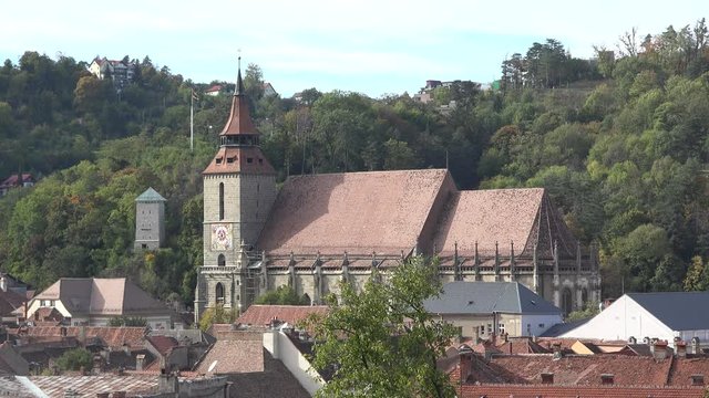 Black church ,transylvania art symbol, brasov, romania