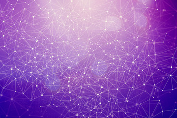 Abstract technology geometric polygonal mesh lines background