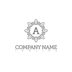 Fototapeta premium a letter logo template