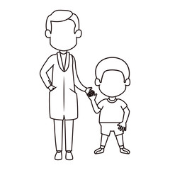 doctor with boy characters