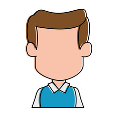 Fototapeta premium adult man avatar character