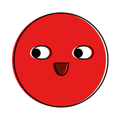 emoticon face kawaii character
