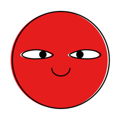 emoticon face kawaii character