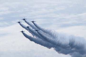 ブルーインパルス　各務ケ原航空ショー2011