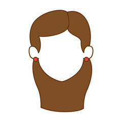 woman adult head avatar character