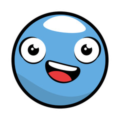emoticon face kawaii character