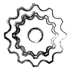 gears machinery isolated icon