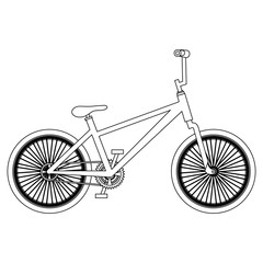 bicycle cross isolated icon
