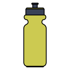 bottle gym isolated icon