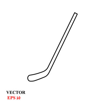 hockey stick. vector illustration