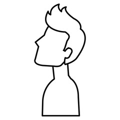 young man shirtless avatar character