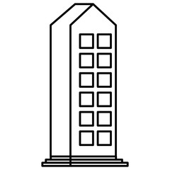 building facade city icon