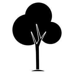 tree plant isolated icon