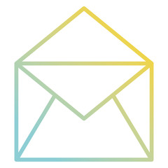 envelope mail isolated icon