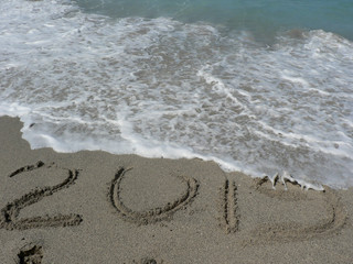 nouvel an 2019 sur une plage de reve 