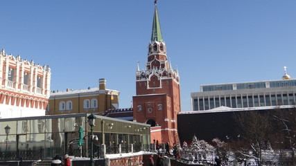 Trinity tower of the Kremlin.