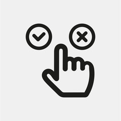 Fototapeta premium Feedback vector flat icon