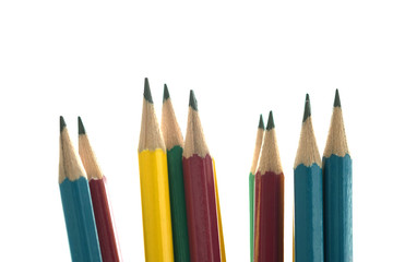 Top view of businessman  blank notebook business document black pen