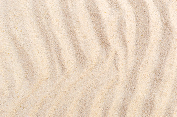 Fototapeta na wymiar Texture of sand as natural background. Top view.
