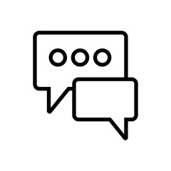 Fototapeta premium texting outlined vector icon.