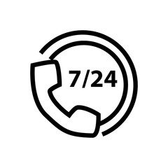 help center outlined vector icon