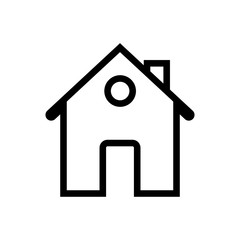 home outlined vector  icon