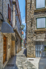Street in Trogir, Croatia