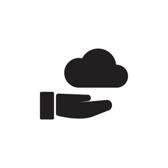 buy cloud, purchase cloud filled vector icon. Modern simple isolated sign. Pixel perfect vector  illustration for logo, website, mobile app and other designs