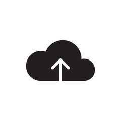 upload to cloud filled vector icon. Modern simple isolated sign. Pixel perfect vector  illustration for logo, website, mobile app and other designs