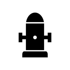 hydrant filled vector icon