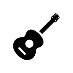 guitar filled vector icon