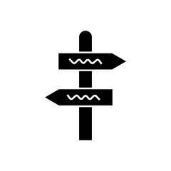 direction filled vector icon