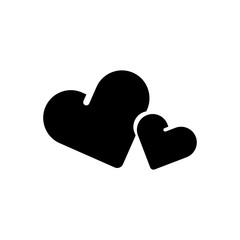 heart filled vector icon
